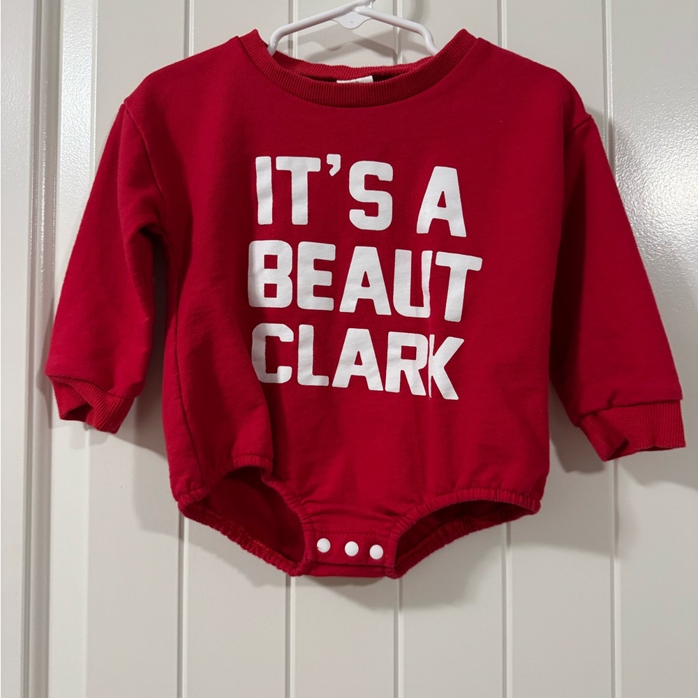 National Lampoon’s Christmas Vacation “It’s a Beaut, Clark” Baby Onesie 0–3M